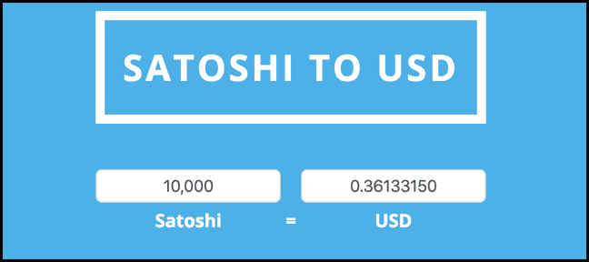 1000 satoshi to usd į ką investuoti naują bitkoiną
