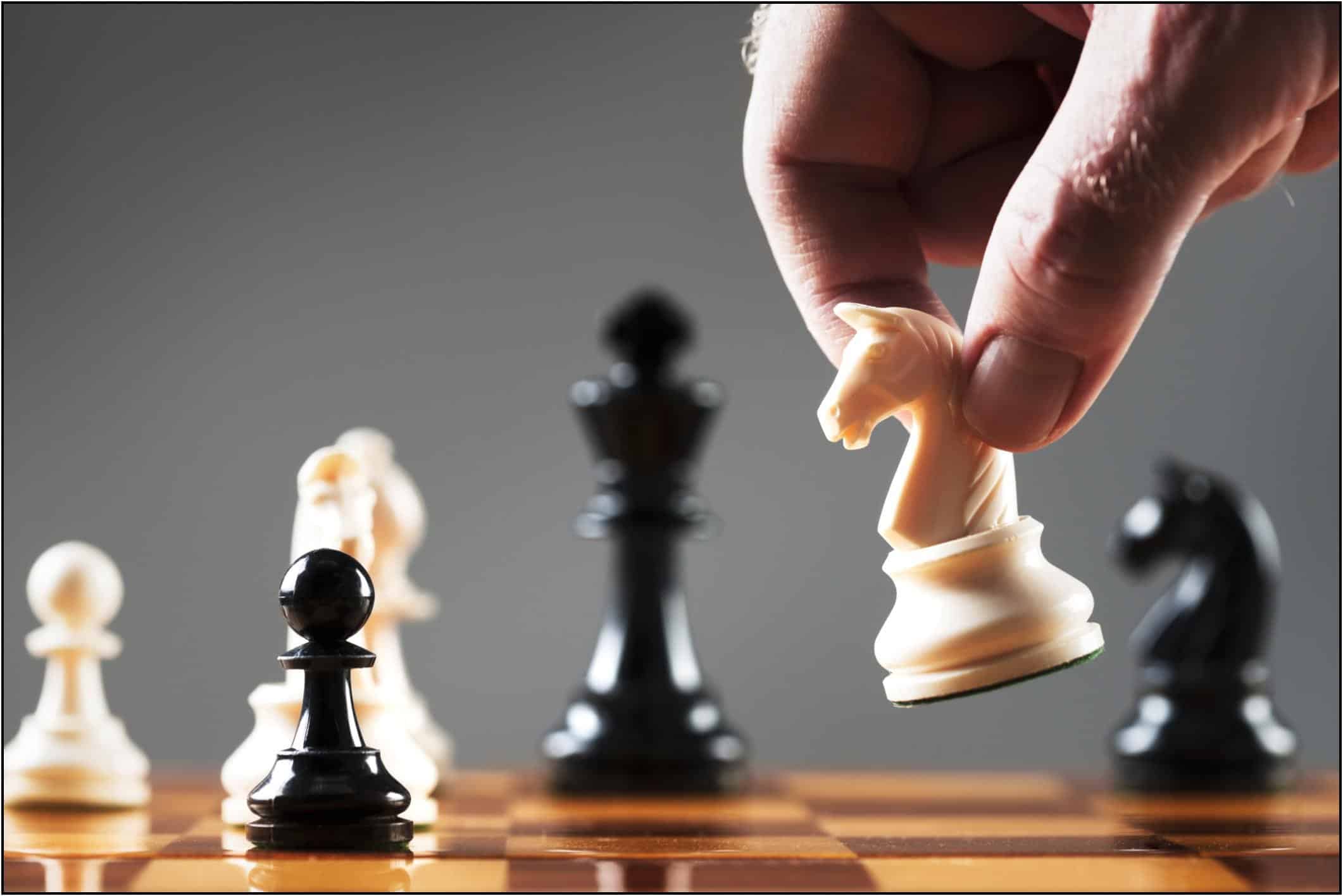 šachmatų strategijos prekybos figūros